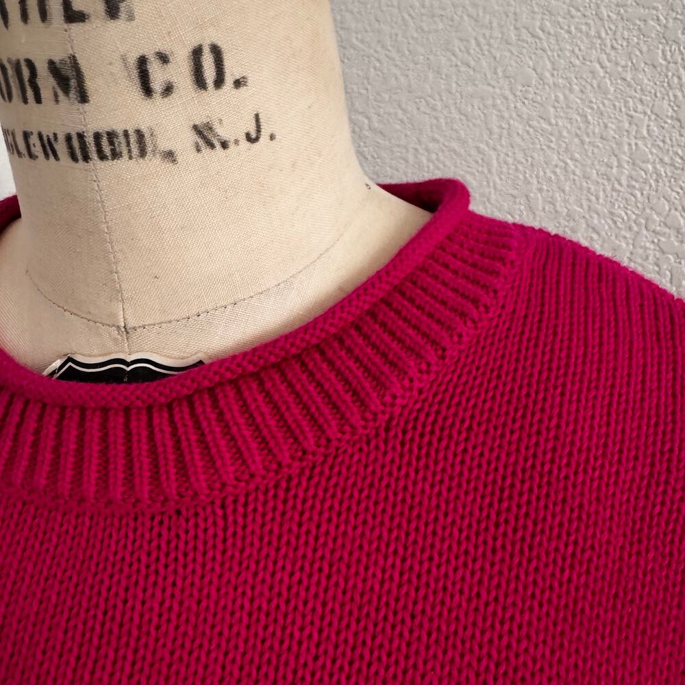 Lilly Pulitzer Crewneck Sweater Magenta Hot Pink Size S NWT Knit Pullover - Picture 8 of 11